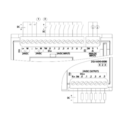 SIMATIC S7-1200 CPU 1212C Compact CPU DC/DC/DC 6ES7212-1AE40-0XB0 in originele verpakking