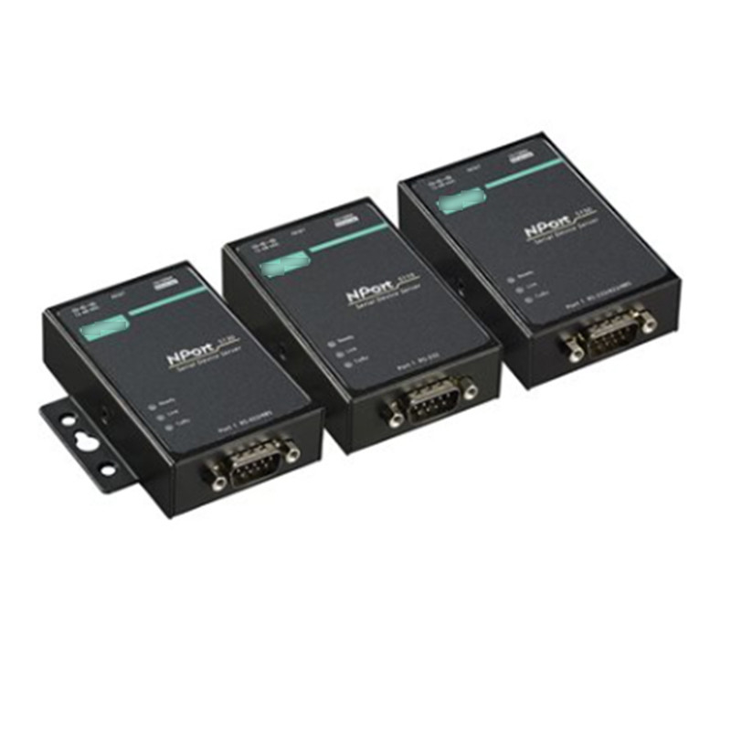 Industriële automatisering NPORT 5110 Port RS-232/422/485 Serial Port Device Networking Server Standaard TCP/IP-interface voor MOXA