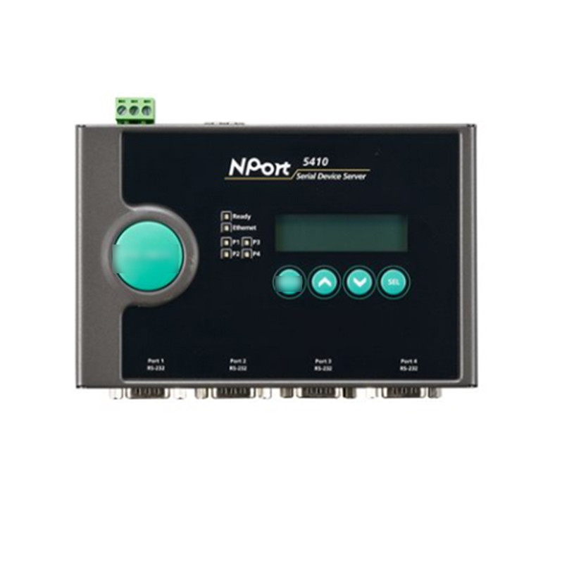 NPORT 5450 4-poort RS-232/422/485 Seriële Server voor MOXA Industrial Automation Essential