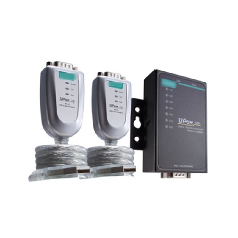 Industriële automatisering Hoge terugkooppercentage UPORT 1110 1-poort RS-232 RS-422/485 en RS-232/422/485 USB-naar-serie-converters