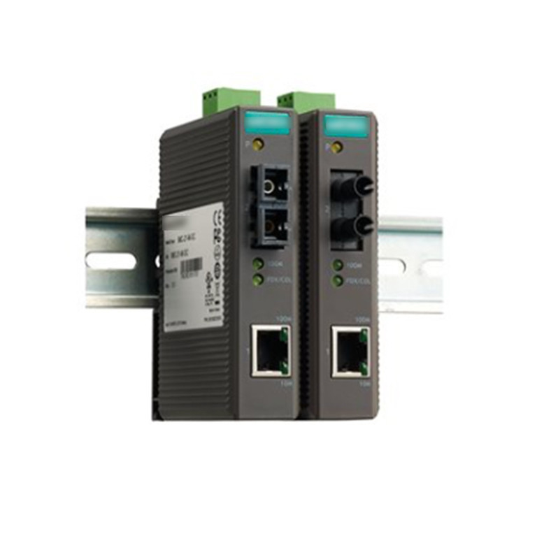 MOXA IMC-21-M-ST Entry-level Industrial 10 100BaseT X naar 100BaseFX Fotoconverter