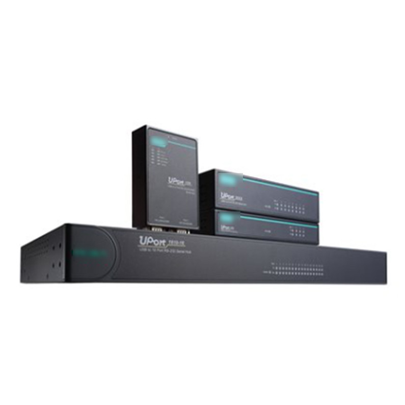 UPORT 1650-8 USB-to-serial-converters met 2 tot 16 poorten RS-232 RS-422/485 en RS-232/422/485