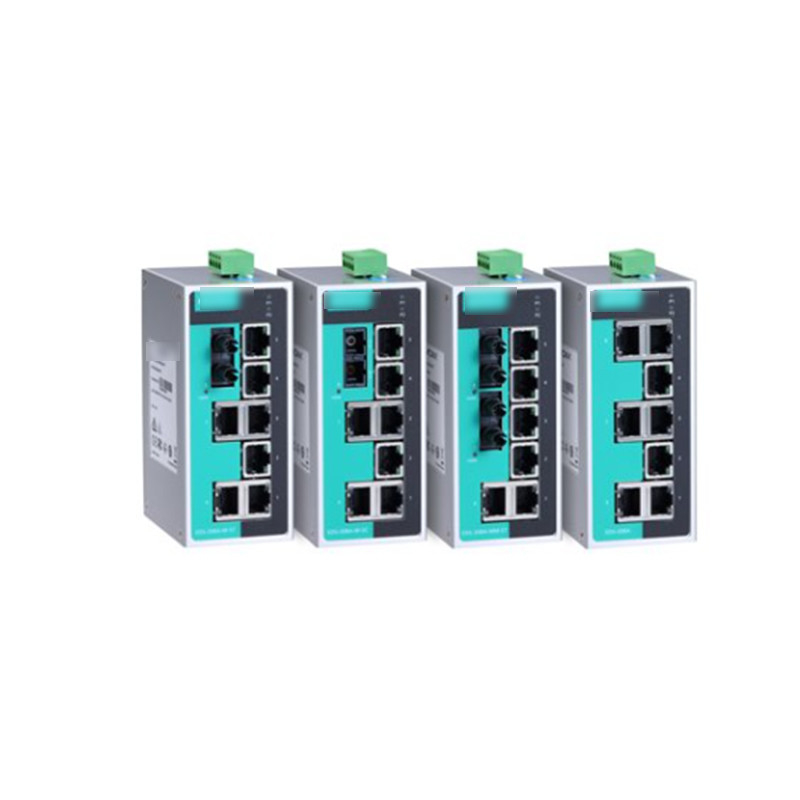 EDS-208A-SS-SC Industrial Ethernet Switch Robuuste hardwareontwerp voor MOXA van Custom