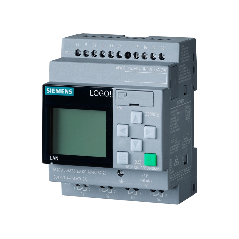 100% 6ED1052-1FB08-0BA1 Logische module voor industriële automatisering 115V/230V/relais 8 DI/4 DQ