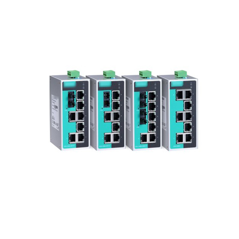 EDS-208A-MM-SC 8-poort ongemanaged Industrial Ethernet Switch voor industriële automatisering
