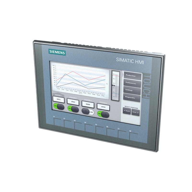 100% getest 6AV21232GB030AX0 Siemens HMI KTP700 Basic Lite Panel Drukknop/Touch Operatie 7&quot; TFT Display
