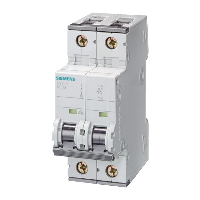 100% originele Siemens 5SY62207CC-circuitbreaker 6KA 2POLE C20 400V met prestaties