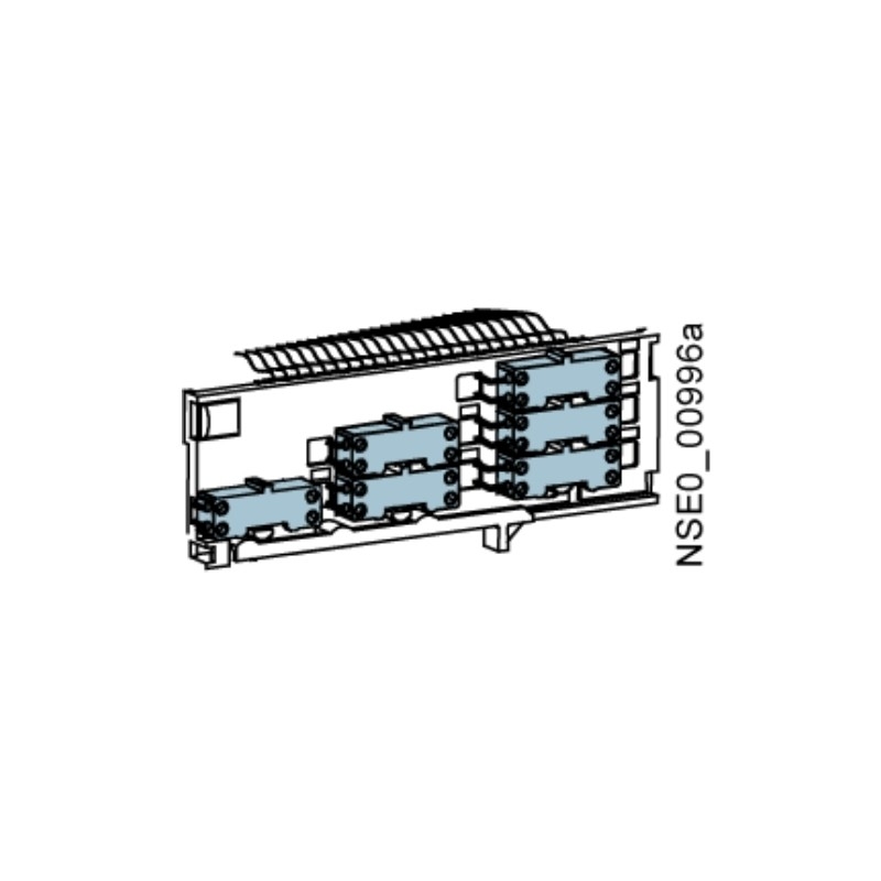Positiesignaalschakelaar voor het leidingsraam Siemens 3WL-accessoire en 3 microschakelaars