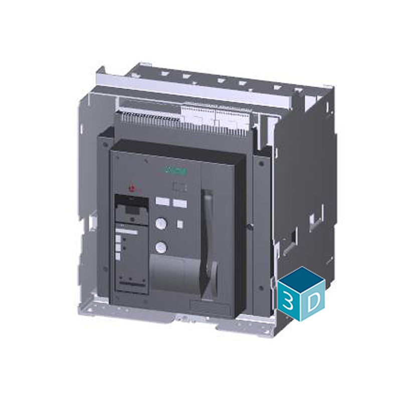 Siemens 3WT8252-6UG40-0AA1-Z 3P Fixed Installation Circuit Breaker voor breakerfunctie
