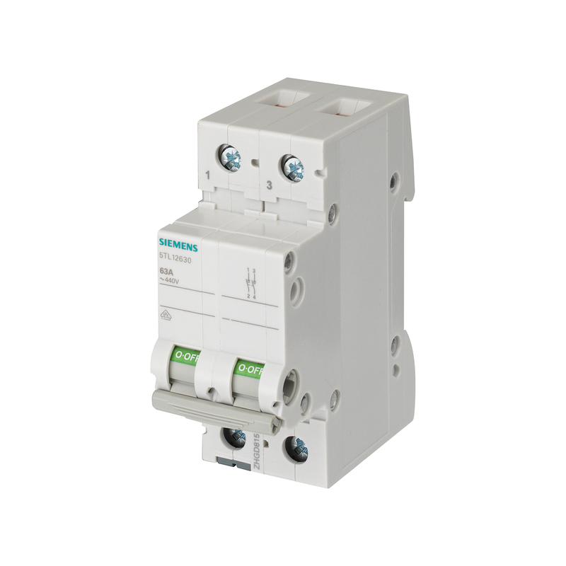 5TL12630 5TL-serie ontkoppeling 5TL1 63A 2P 5TL1263-0 voor Siemens Original Packaging