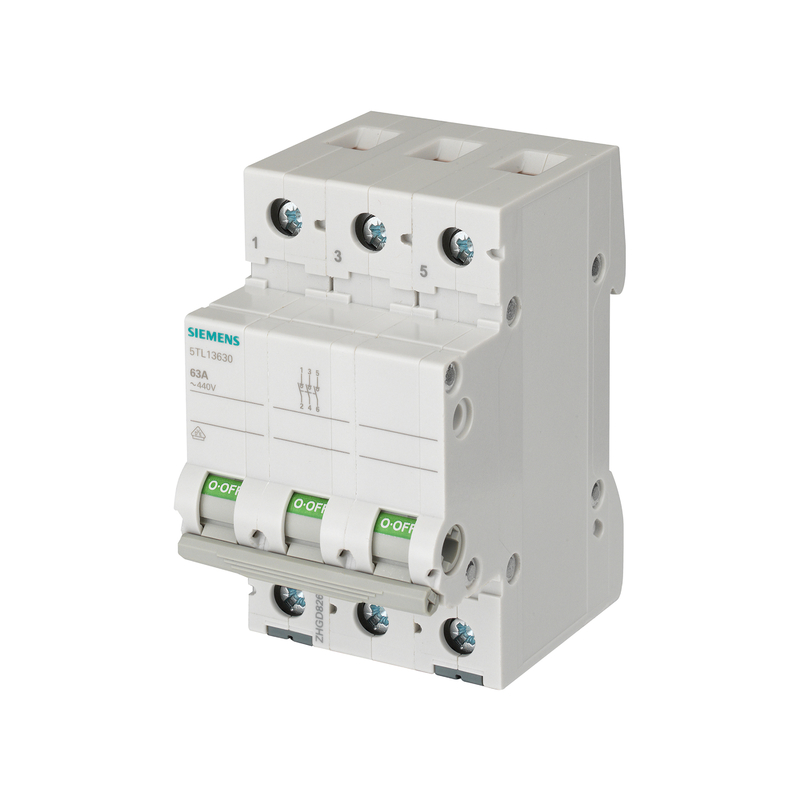 Siemens laagspanningsdistributie 5TL1391-0 schakelaar 100A 3 pool 100% origineel