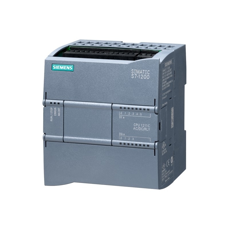 6ES7211-1BE40-0XB0 SIMATIC S7-1200 CPU 1211C Compacte CPU met 2A Relay en AC/DC Power