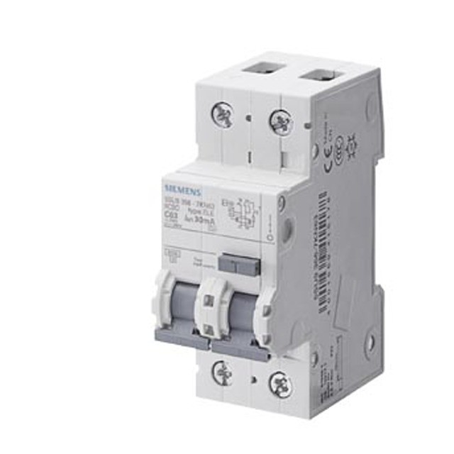 5SU9 1 N C20 6KA 30MA RCBO AC Miniatuur Residuele Stroom Circuit Breaker 5SU93561KK20 SIEMENS